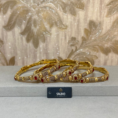 Omega Ruby Bangle Set of 6