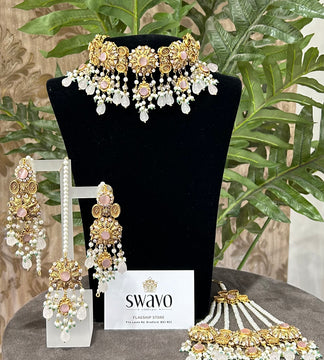 Vienna Gold & Pink Set