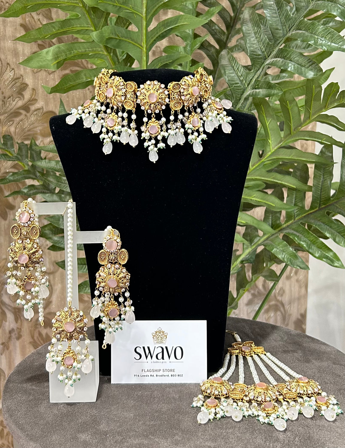 Vienna Gold & Pink Set