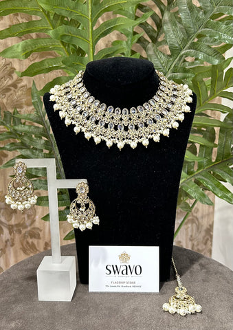 Antique Gold & Pearl Set