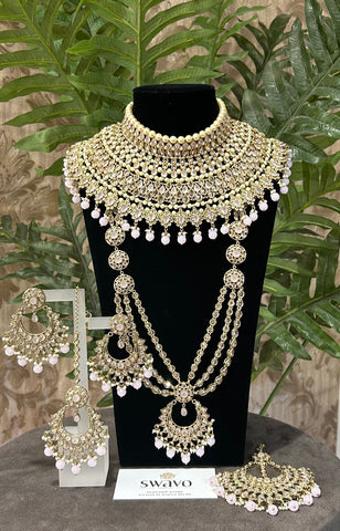 Antique Gold & Pink Set