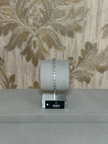 Cubic Zirconia Round Tennis Bracelet