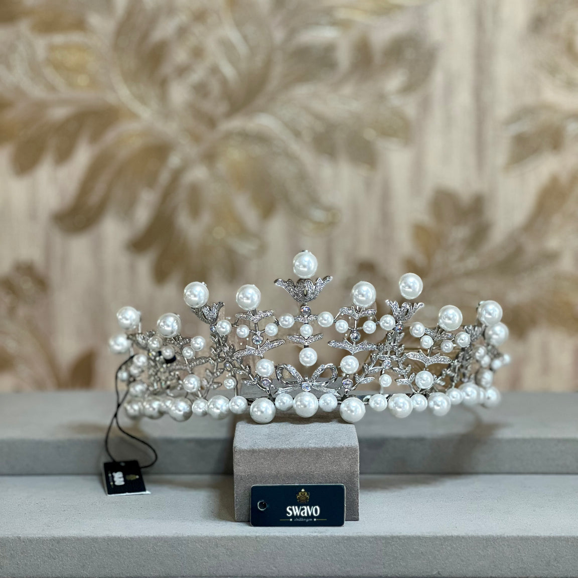 Silver & Pearl Tiara