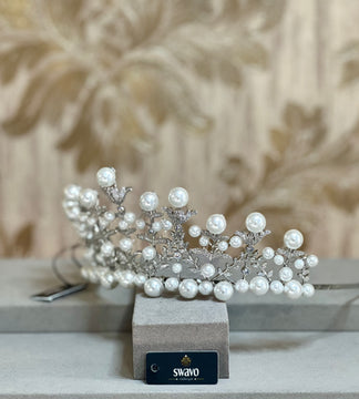 Silver & Pearl Tiara