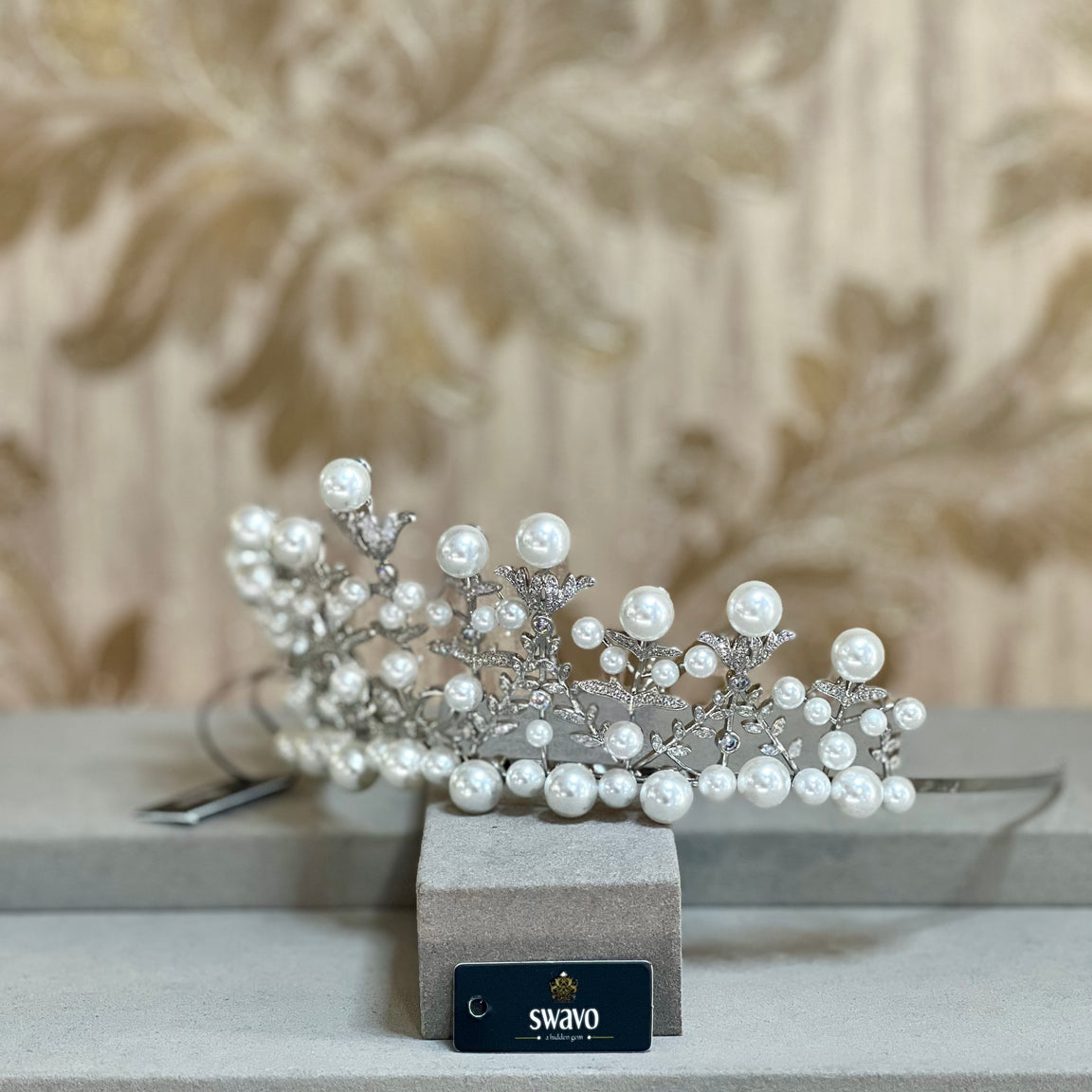 Silver & Pearl Tiara