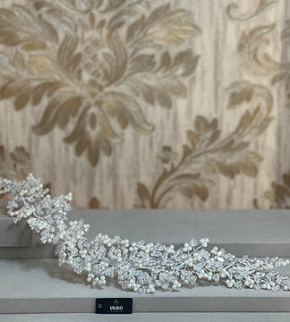 Crystal & Pearl Hair Vine
