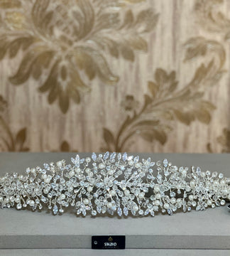 Pearl & Crystal Hair Vine