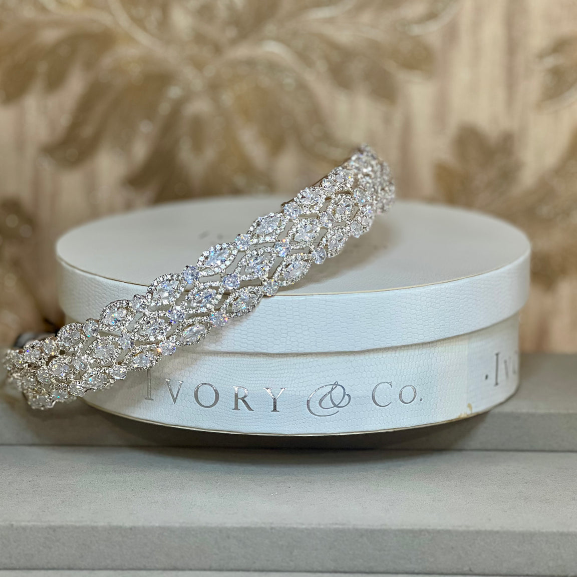 Silver & Crystal Tiara