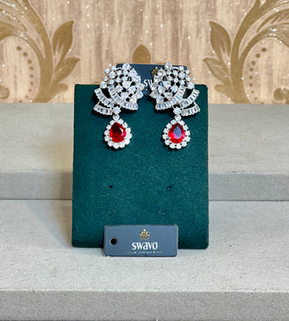 Amelia Crystal Drop Earrings