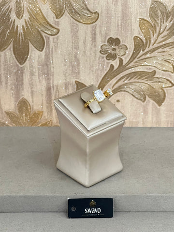 Cubic Zirconia Open Ring