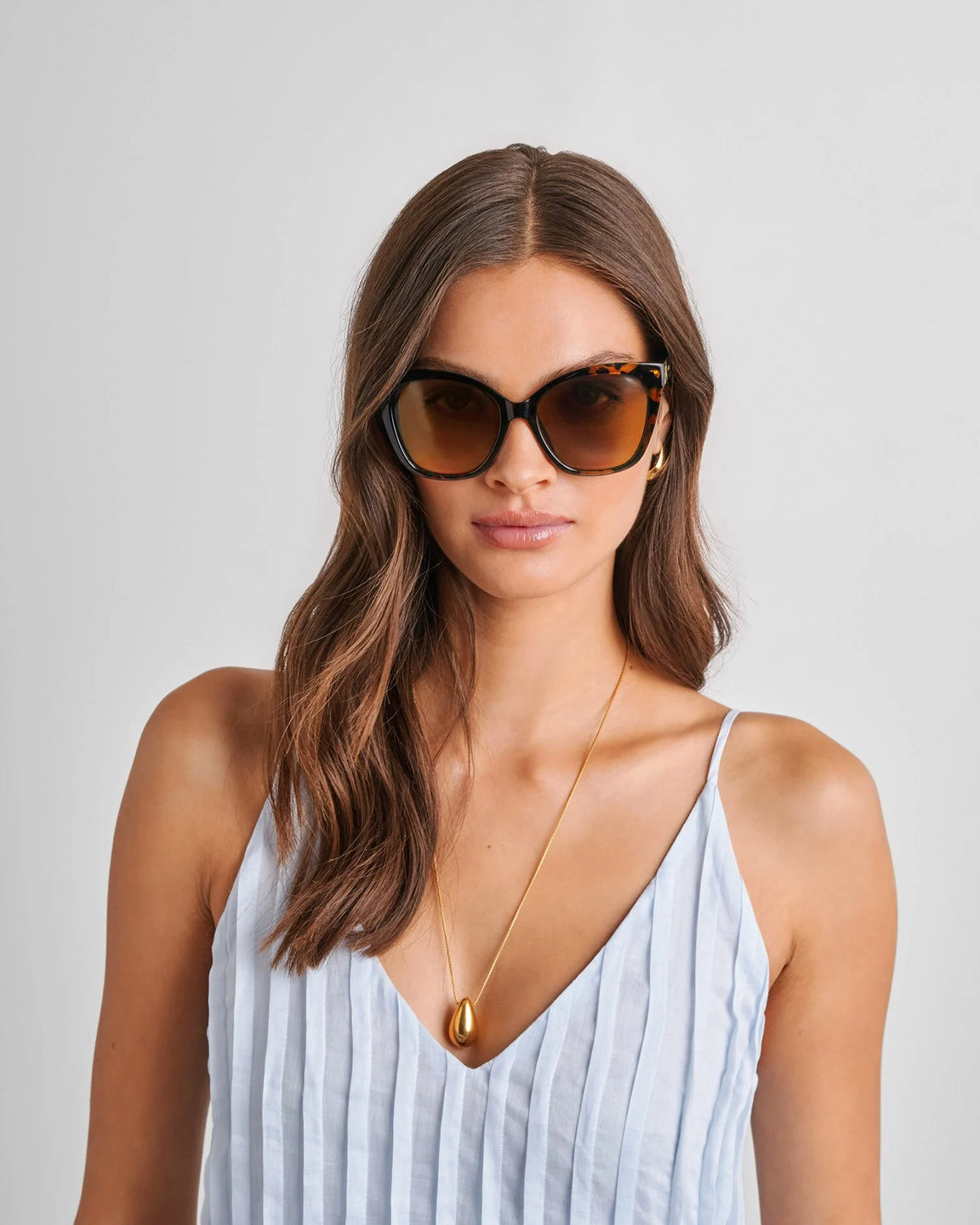 Katie Loxton Mykonos Oversized Cat Eye Sunglasses