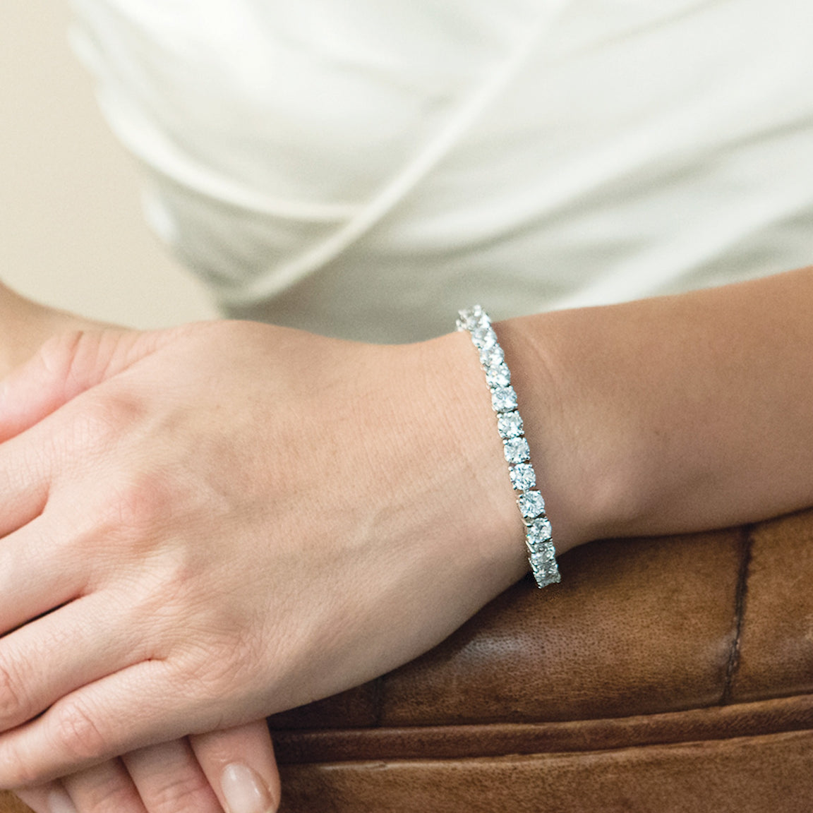 Ivory & Co Imperial Crystal Tennis Bracelet