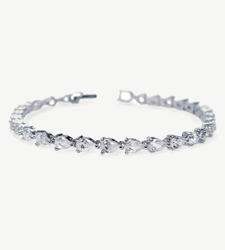 Ivory & Co Manhattan Pear Crystal Bracelet