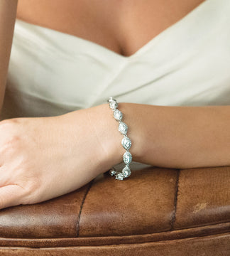 Ivory & Co Promise Crystal Marquise Bracelet
