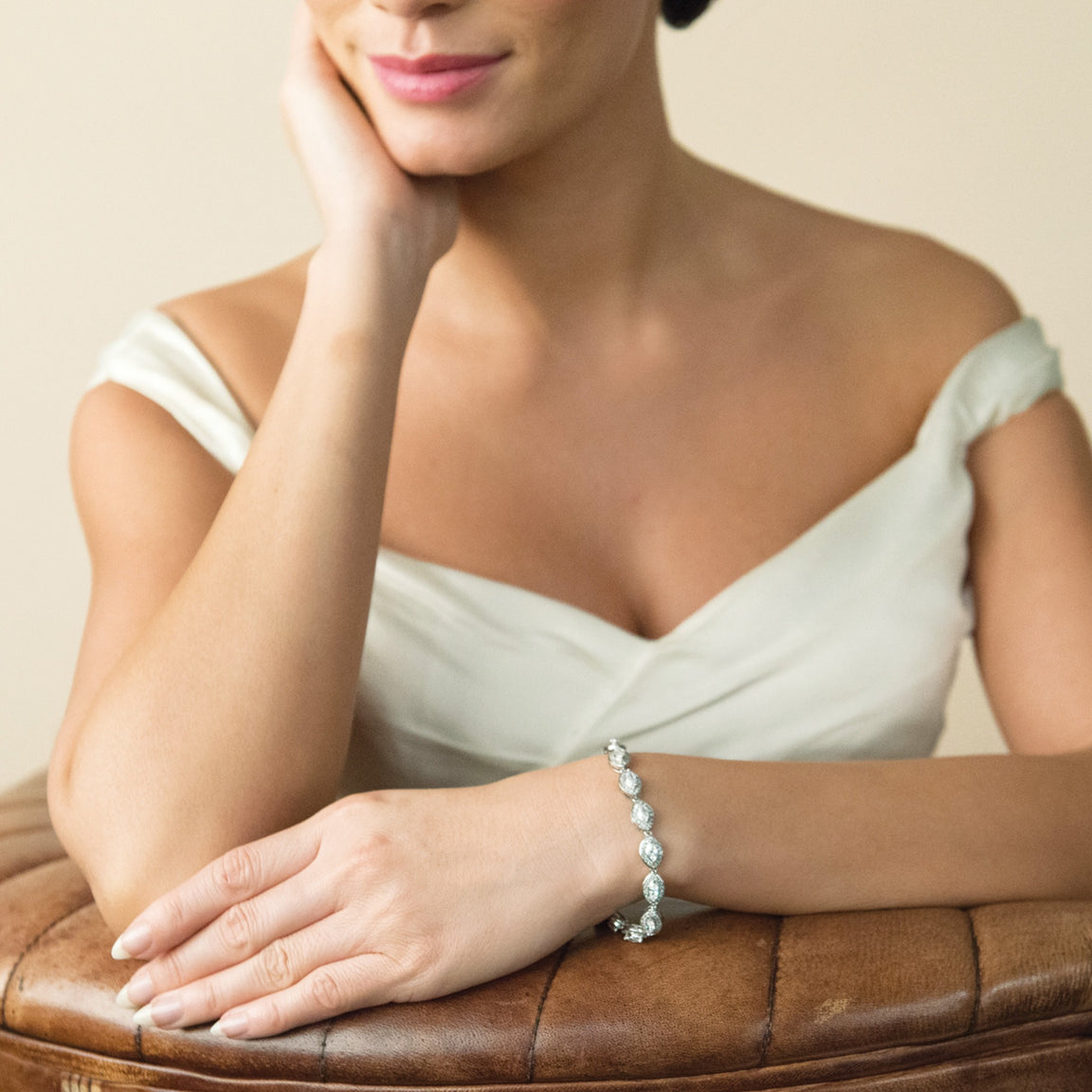 Ivory & Co Promise Crystal Marquise Bracelet