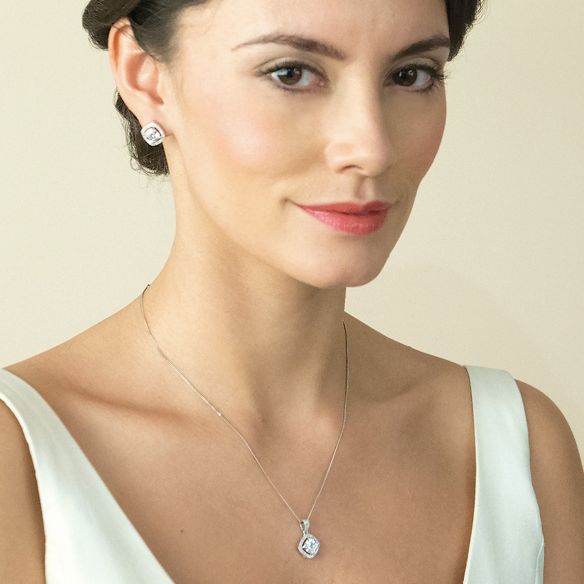 Ivory & Co Richmond Crystal Square Cut Set