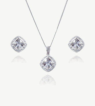 Ivory & Co Richmond Crystal Square Cut Set