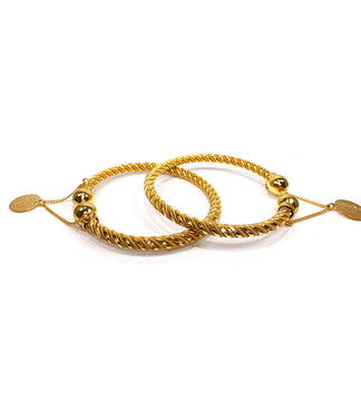 Gold Coin Bangle image 0