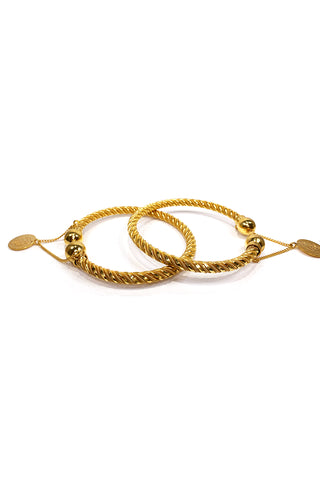 Gold Coin Bangle image 0
