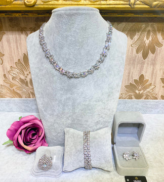 Sophia Palladium Plated CZ Set image 0