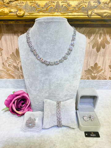 Sophia Palladium Plated CZ Set image 0