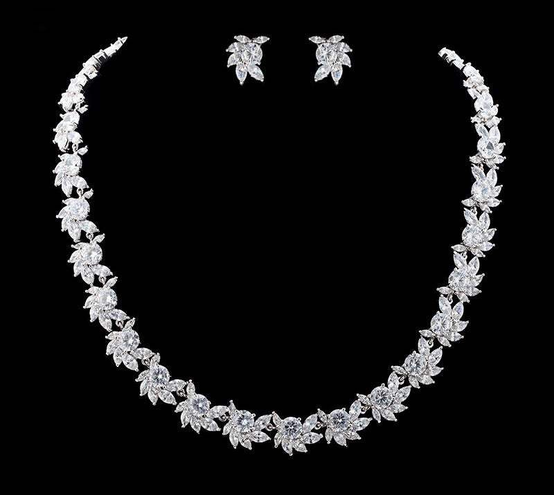 Sophia Palladium Plated CZ Set image 2