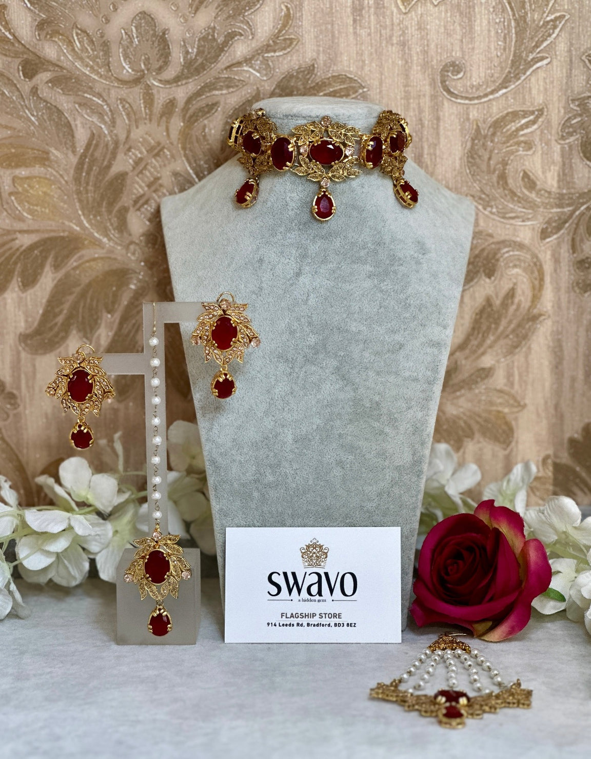 Fleur Ruby and Gold image 1