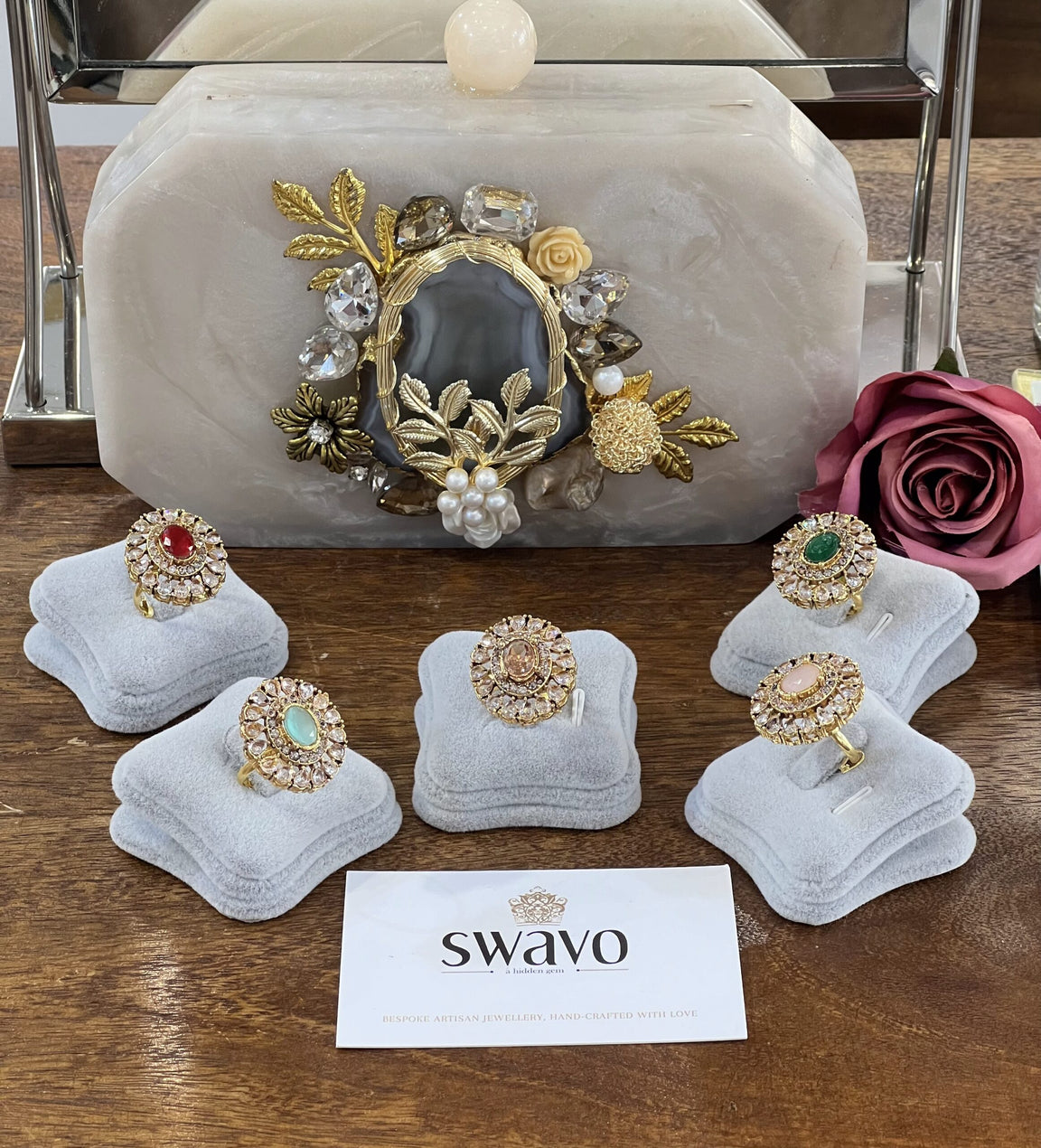 Zoya oval semi precious Ring image 0