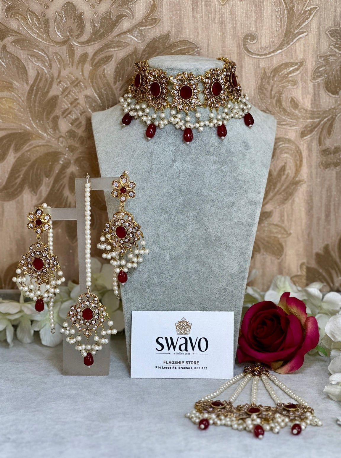 Floral Ruby Set image 0