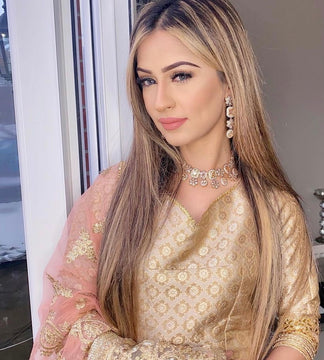 Juliet Necklace And Earrings Set Gold image 0