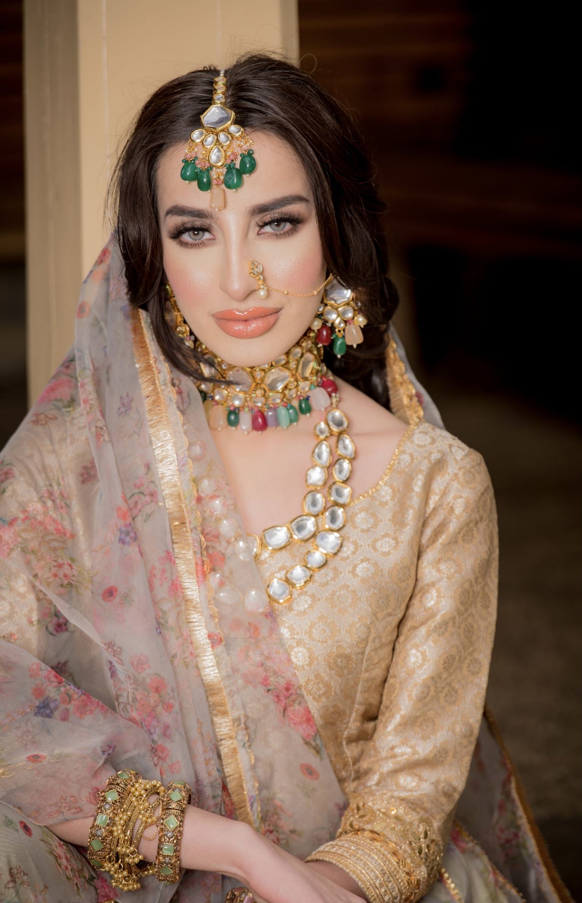 Rosetta Multi Valandi Kundan Set image 0