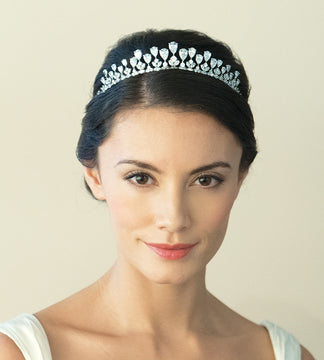 Ivory & Co Teardrop Crystal Tiara
