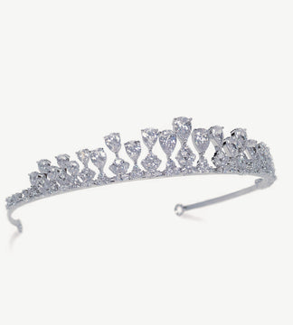 Ivory & Co Teardrop Crystal Tiara