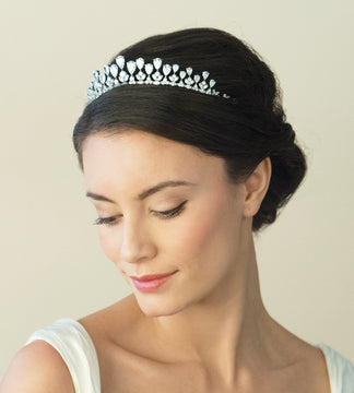 Ivory & Co Teardrop Crystal Tiara