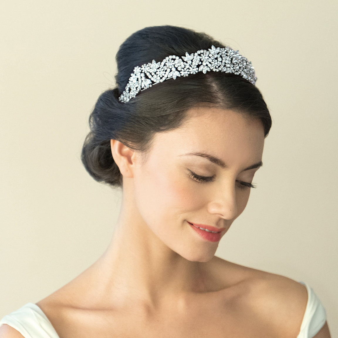 Ivory & Co Octavia Crystal Tiara