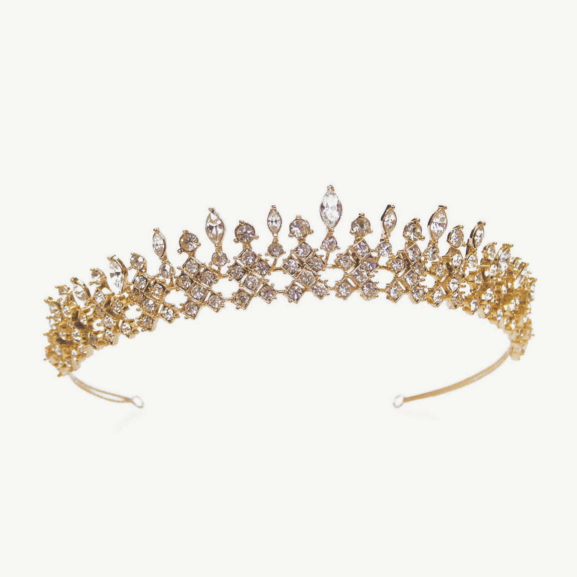 Ivory & Co Margaretta Gold & Crystal Tiara