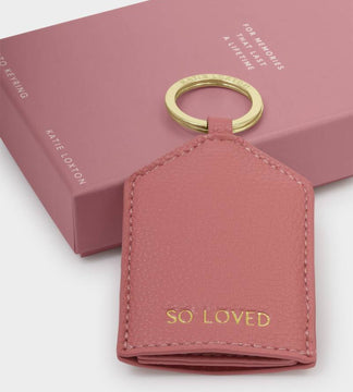 Katie Loxton Photo Keyring Gift Raspberry Pink