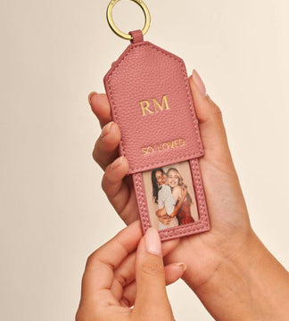 Katie Loxton Photo Keyring Gift Raspberry Pink