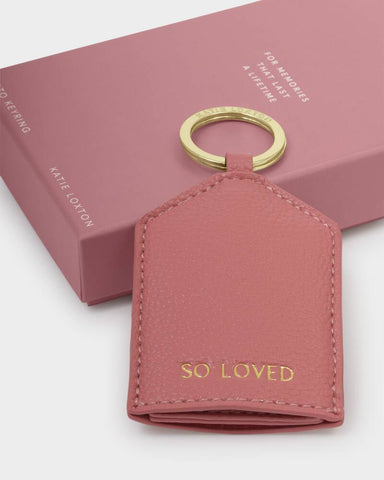 Katie Loxton Photo Keyring Gift Raspberry Pink