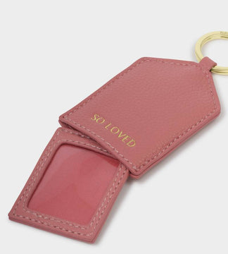Katie Loxton Photo Keyring Gift Raspberry Pink