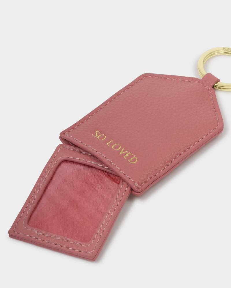Katie Loxton Photo Keyring Gift Raspberry Pink