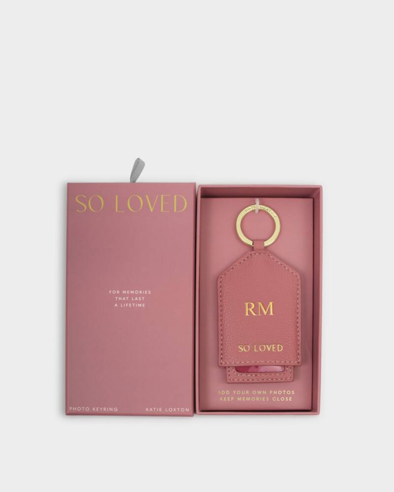 Katie Loxton Photo Keyring Gift Raspberry Pink