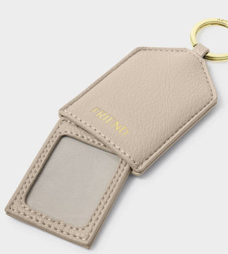Katie Loxton Photo Keyring Friend Oyster