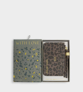 Katie Loxton Coin & Cardholder Leopard