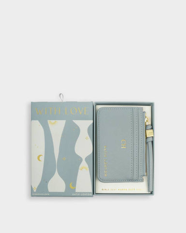Katie Loxton Coin & Cardholder Duck Egg Blue