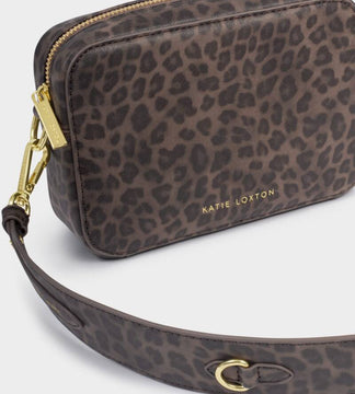 Katie Loxton Avery Small Crossbody Bag in Leopard Print