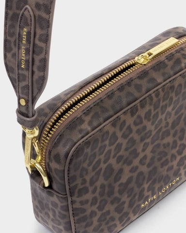 Katie Loxton Avery Small Crossbody Bag in Leopard Print