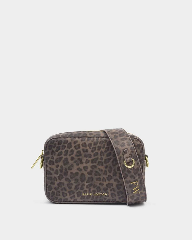 Katie Loxton Avery Small Crossbody Bag in Leopard Print