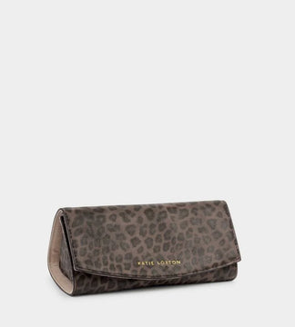 Travel Jewellery & Accessories Organiser in Leopard Print