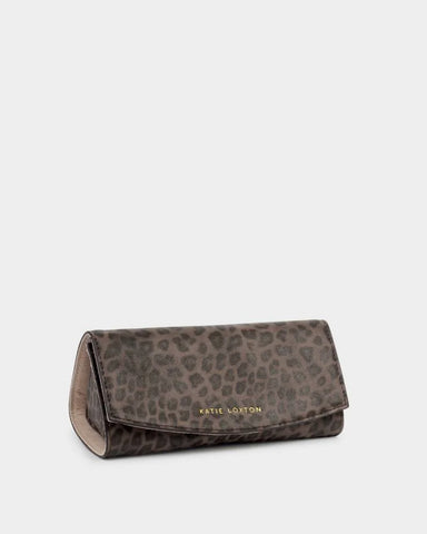 Travel Jewellery & Accessories Organiser in Leopard Print